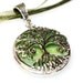 Round Stained Glass and Filigree Pendant - Tree of LIfe (SGT-P5)