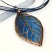 Stained Glass Leaf Pendant (SGL-P5)