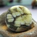 Handmade Lampwork Focal Bead by GlassBeadArt ... Ivory Sparkle ... SRA F12 ... 23x24mm