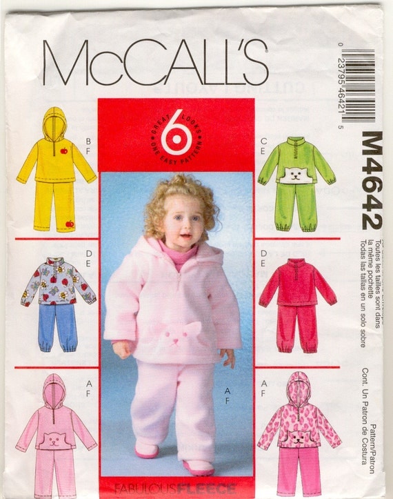 Toddler Fleece Jackets Coats Pants Sewing by littlebirdlanellc