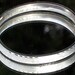 Fine Vintage Sterling Bracelet Estate Jewelry Designer Signed A & Z Bangle Diamond Cut 925 Hinged Cuff Gift Mod 60's 1968 12-25-68 13 grams