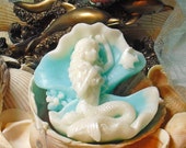 Mermaid in a Clam Shell Handmade Vegan Soap