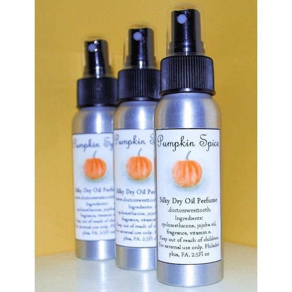 Pumpkin Spice Silky Dry Oil Perfume by doctorsweettooth on Etsy