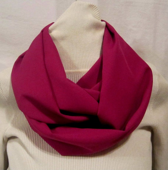 Lovely Spring Handmade  Infinity scarf, circle scarf, cowl scarf,  Womens Rose colored