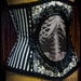 Reserved for zakbrookes Second Layaway payment on New and Improved Nouveau Skeleton Corset by Louise Black