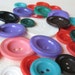 Vintage Plastic Buttons - Retro Housedress Colors