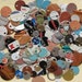 Recycled Tin Discs - VINTAGE Metal Tokens - Outsider Art Jewelry