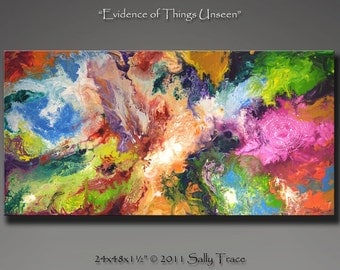 Abstract painting original painting acrylic painting fluid