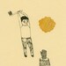 wood chopper gocco screen print