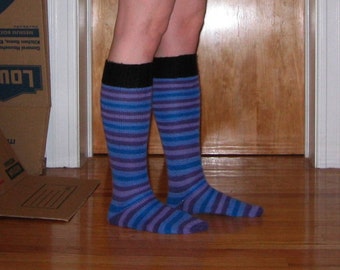 Tyrian Purple Knee Socks (Women's Small/Medium)