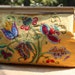 SALE Summertime - Vintage Yellow Embroidered Flowers Colorful Handbag Purse Pocketbook Chain Strap Etsy Gifts Under 50