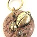 LadyBugs on Copper Steampunk, steampunk necklace, ladybugs, one of a kind, steampunk pendant, copper steampunk, brass ring,