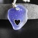 Sea Glass Jewelry - I HEART YOU - Seaglass Carved Heart Necklace