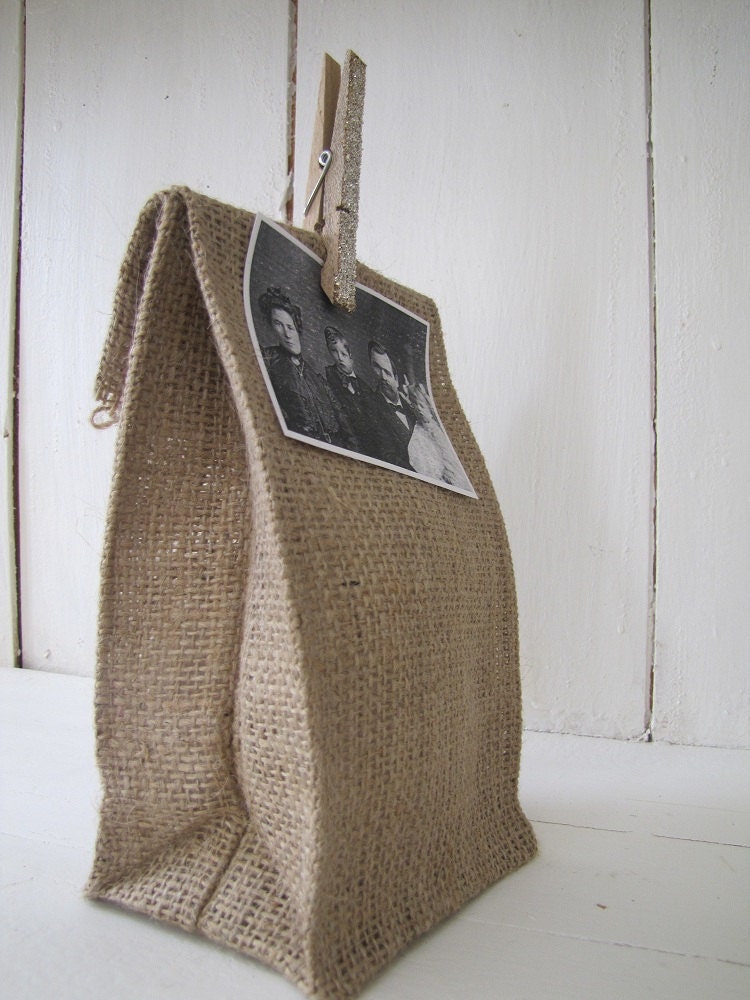 Burlap Gift Bags