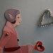Hello Valentine - articulated paper doll set with 6 silver brads