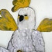 Cockatoo Papageno DIY Articulated Paper Doll with brads / Hinged Beasts Series