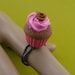 Pink Frosted Cupcake Ring