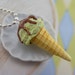 Pistachio Ice Cream Necklace