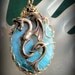 Melusine Wire Wrapped Dragon Vein Agate Necklace