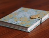 Items similar to Floral Journal with Button Closure on Etsy