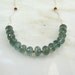 Remarkable Moss Aquamarine Faceted Focal Necklace, Orange Sapphire, Sterling Silver...