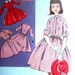 Vintage Teen Tween 1950s Shirtwaist Dress Sock Hop 50s Outfit Costume Circle Skirt 30 inch Bust