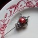 Olde English Rose Victorian Teapot Hat Pin