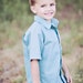 Toddler Boys Snap Shirt Ocean Blue by Kait Emerson NEW F/W11