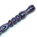 Stone Violet Nostepinde/Nostepinne/Ball Winder - Wood, Hand Turned - (DAYSTAR) Katherine Kowalski woodturning, purple, gray