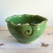 Yarn Bowl, knitting bowl, green, Lime green, Grass Green, seen in Knit Simple magazine