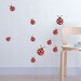 Wall decal Lady Bugs