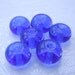 Lampwork Glass Spacer Beads Dark Blue