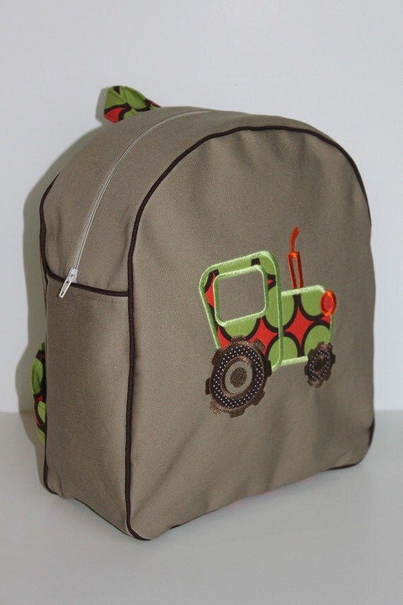 boys tractor backpack