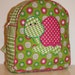 Sweet Turtle, Pink and Green Backpack for a Toddler - Ready to Ship