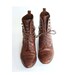 size 8 CROC print Italian leather boots 38.5