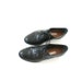 RESERVED for Alice size 7.5 black animal skin print leather oxfords