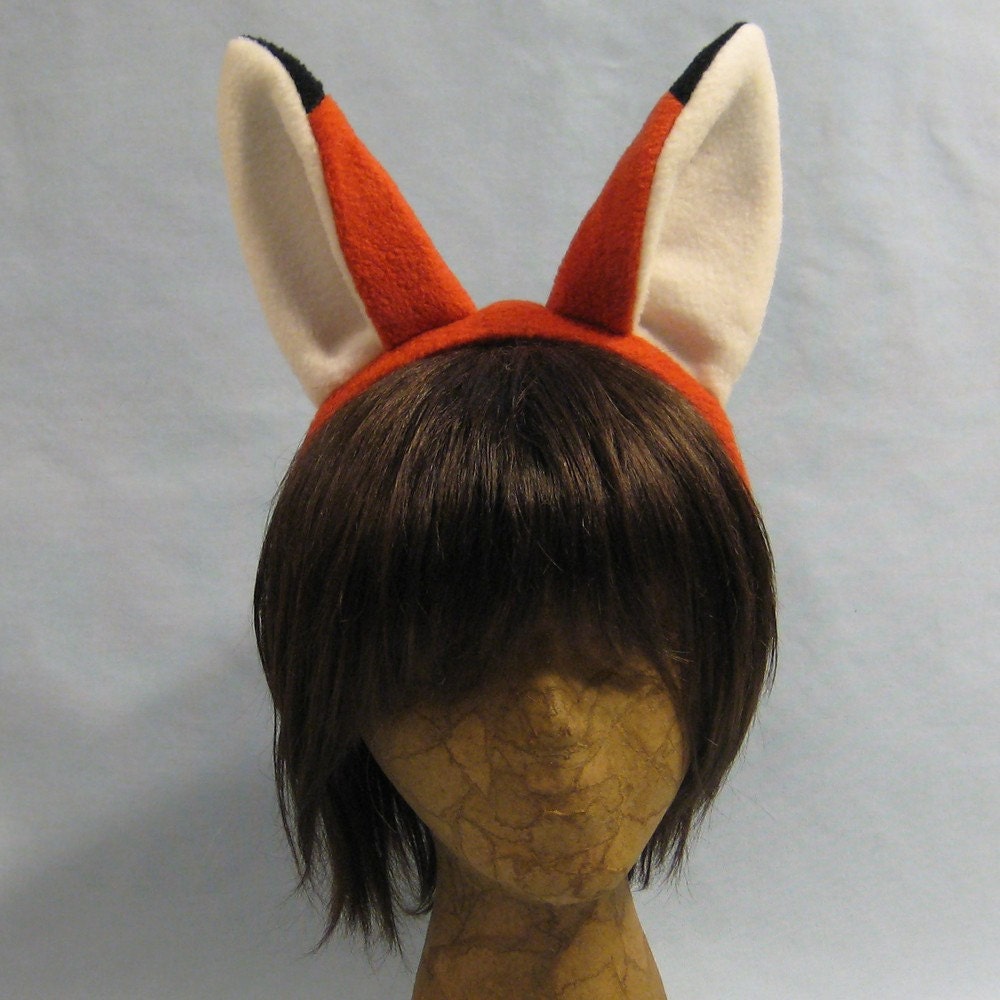 Fuzzy Fleece Fox Ears Headband