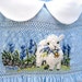 Hand Smocked, Hand Embroidered Girls Dress, Size 1/I Am A Lamb/Reserved for Debbie