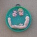 Super Sale - Upcycled and Altered Doll wall plaque - EMBRACE