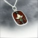 SALE Petite Fleur - cloisonne enamel necklace