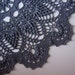 RESERVED Delicate Gray Crocheted Doily, Decorator Lace Piece
