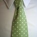 Sage Dot Necktie - Mens or Boys Tie