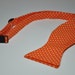 Freestyle Bowtie for Men Orange Pindots