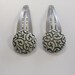 Covered Button Hair Barrettes