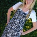Sexy Classic Housewife Apron - Black and White Elegance