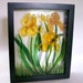 Fused Glass Painting (Yellow Iris)