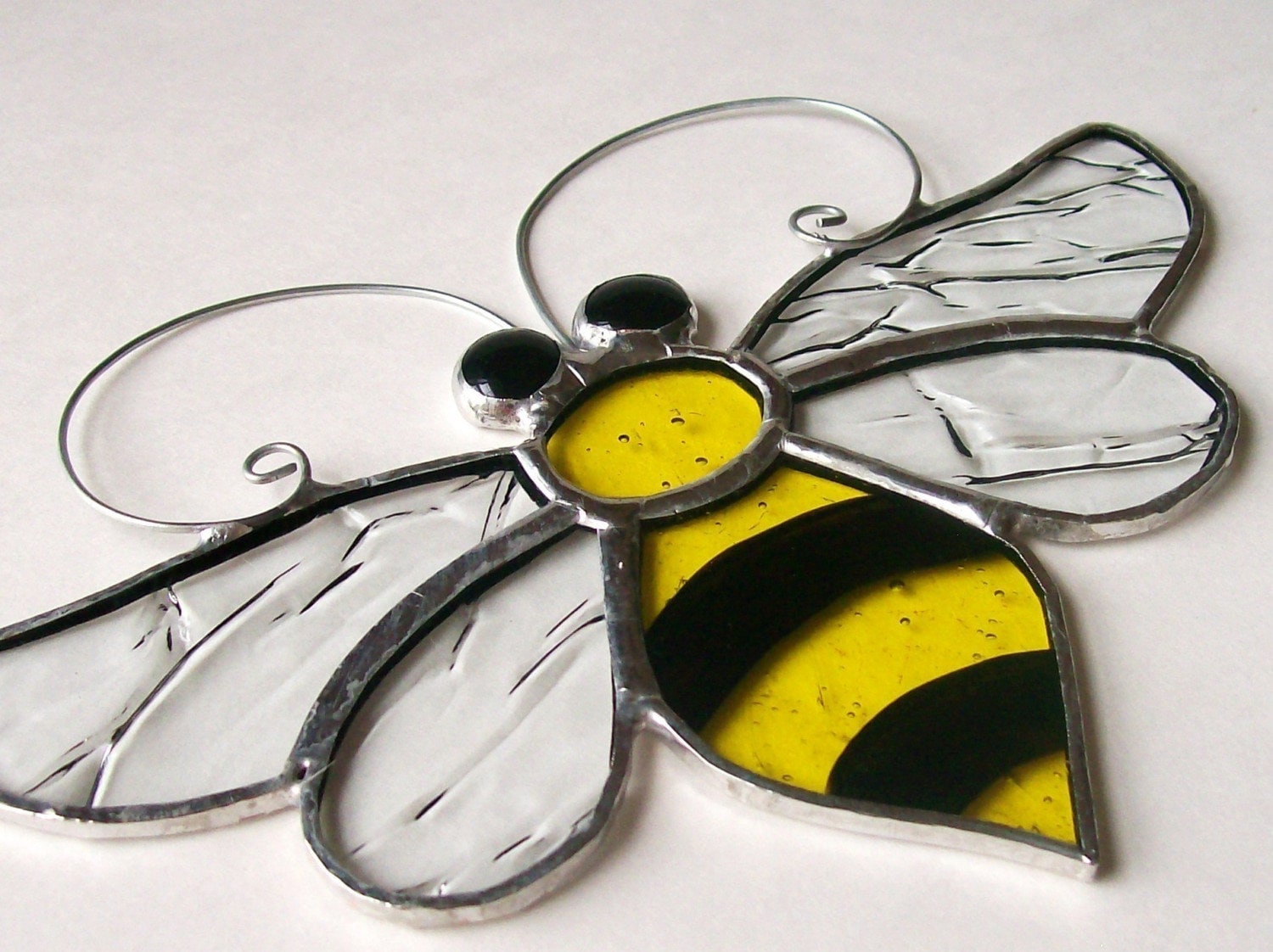 Stained Glass Bumble Bee Suncatcher