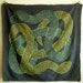 Dark Gray Snake print scarf 4