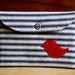 Little Red Tweet Pocket Style Quilt Wallet/Card Holder.