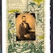 Victorian Man Shakepeare Collage Greeting Card